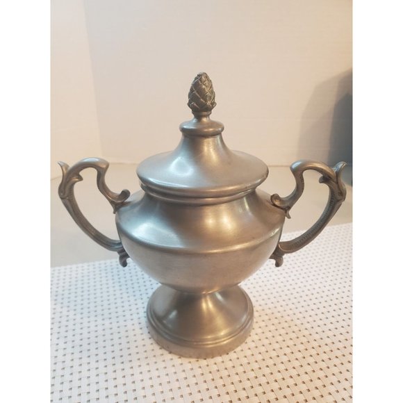 Metalars Pewter Sugar Dish Made In Italy - Picture 2 of 7